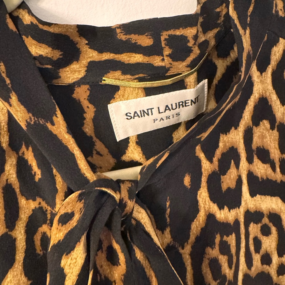 Saint Laurent Animal Print dress - Picture 3 of 6